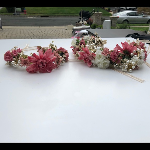HANDMADE beautiful flower girl crowns ! - Picture 2 of 2